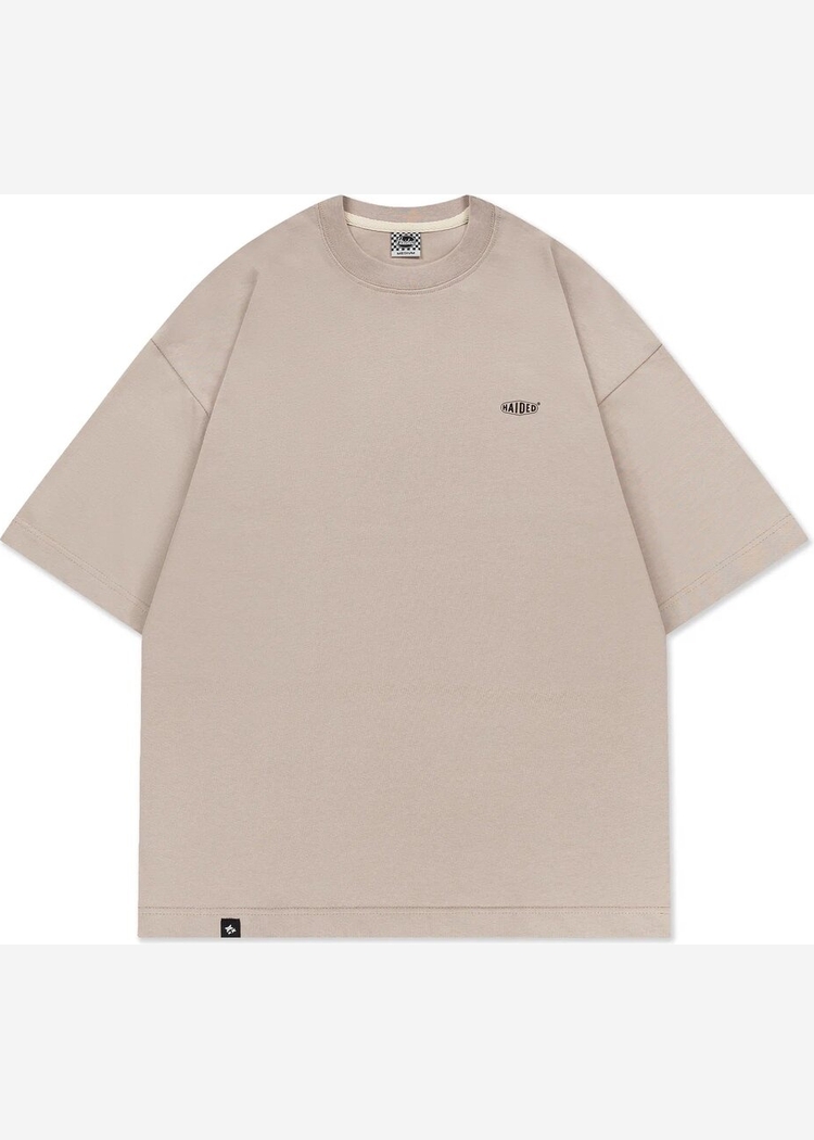 Футболка Haided "DRAMA CLUB RLXD HW TEE" grey.beige бежевая