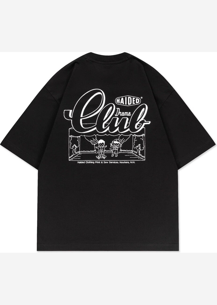 Футболка Haided "DRAMA CLUB RLXD HW TEE" black черная 