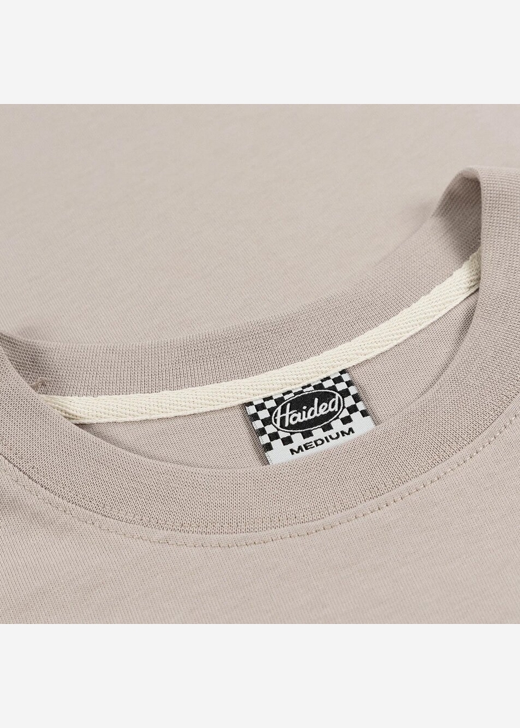 Футболка Haided "DRAMA CLUB RLXD HW TEE" grey.beige бежевая