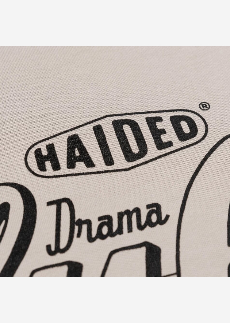 Футболка Haided "DRAMA CLUB RLXD HW TEE" grey.beige бежевая