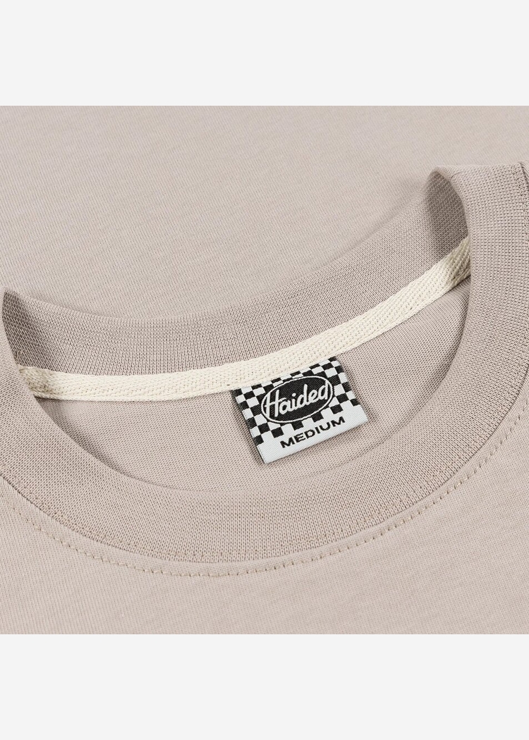 Футболка серая Haided "RACING RLXD HW TEE" grey.beige