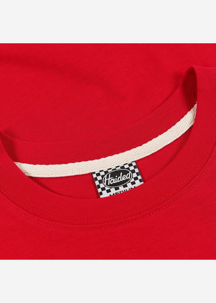 Футболка Haided "RACING RLXD HW TEE" scarlet.red красная