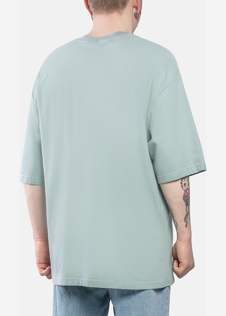 Футболка HAIDED "BRSHD RLXD TEE" ледянной туман