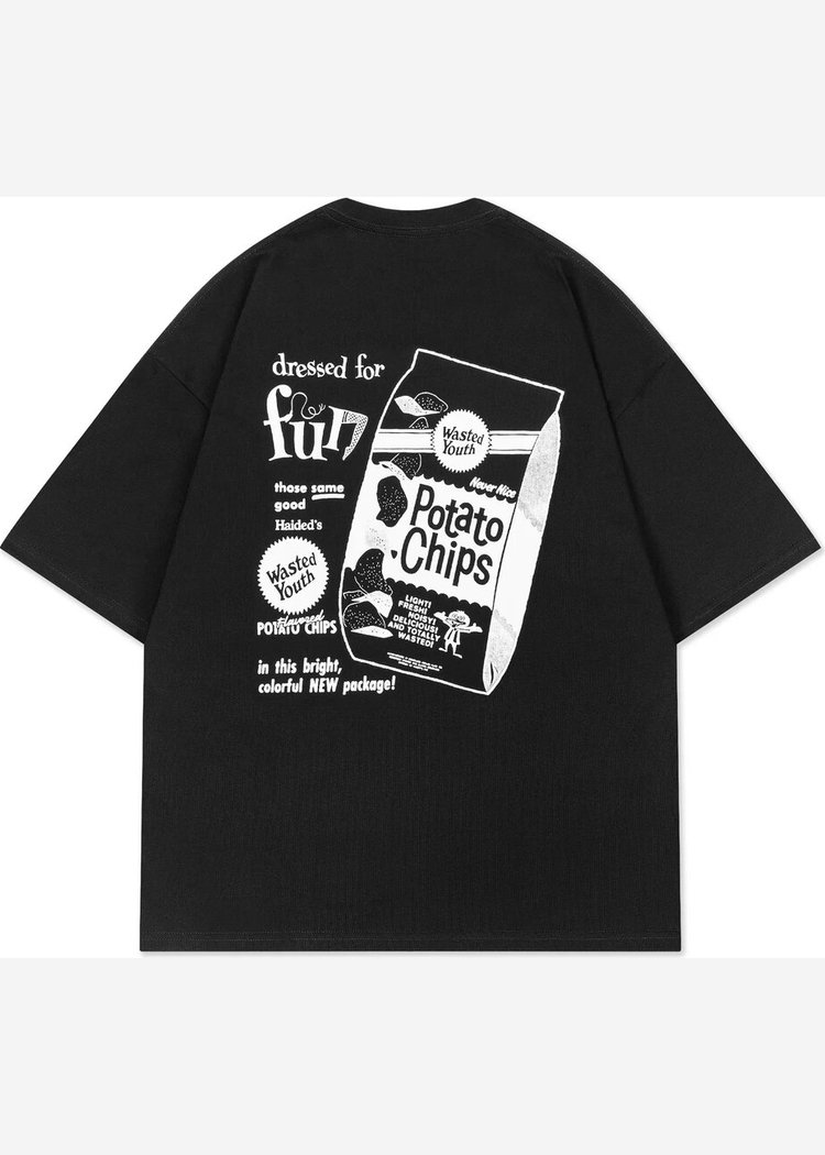 Футболка Haided "CHIPS RLXD TEE" Black