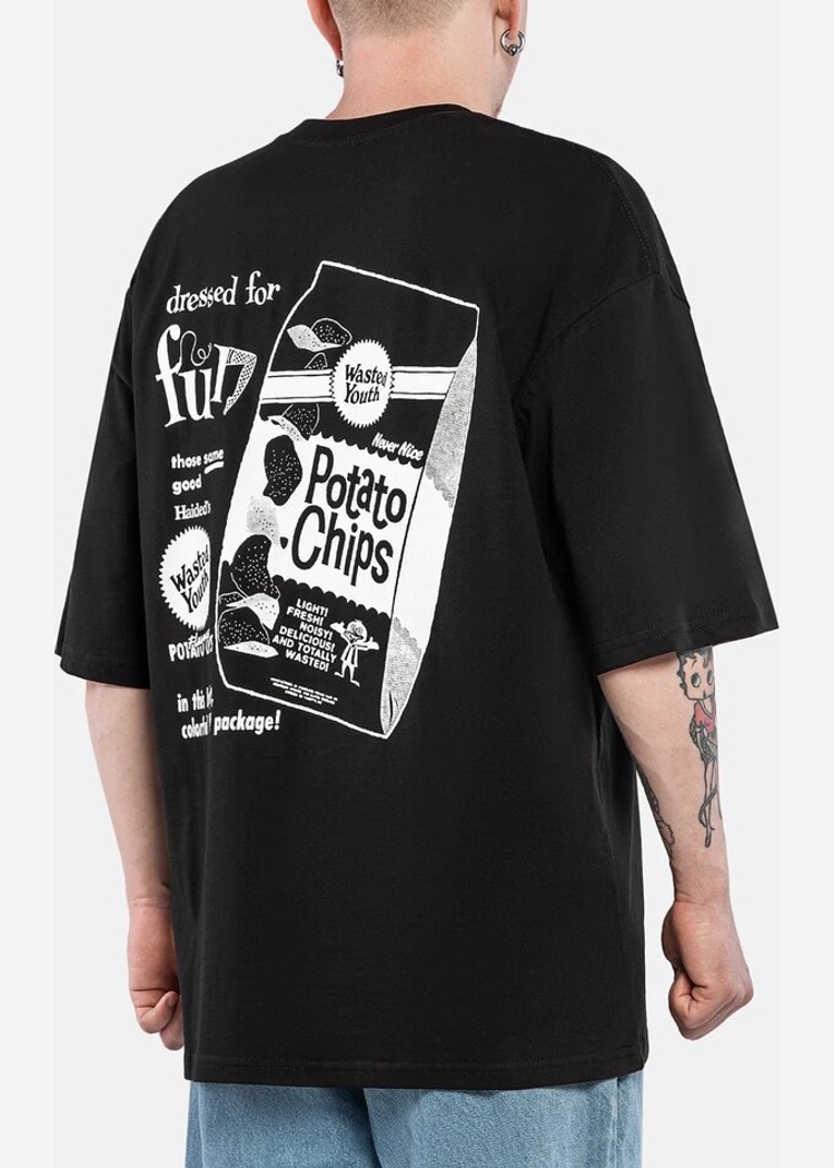 Футболка Haided "CHIPS RLXD TEE" Black