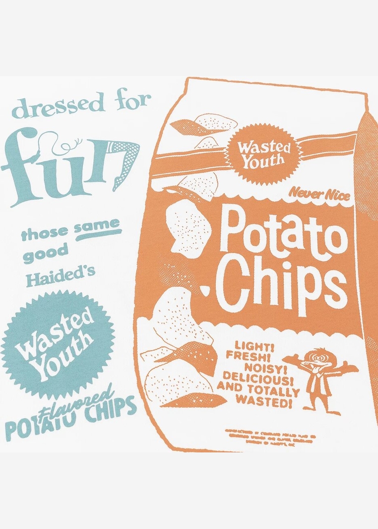 Футболка Haided "CHIPS RLXD TEE" Ecru