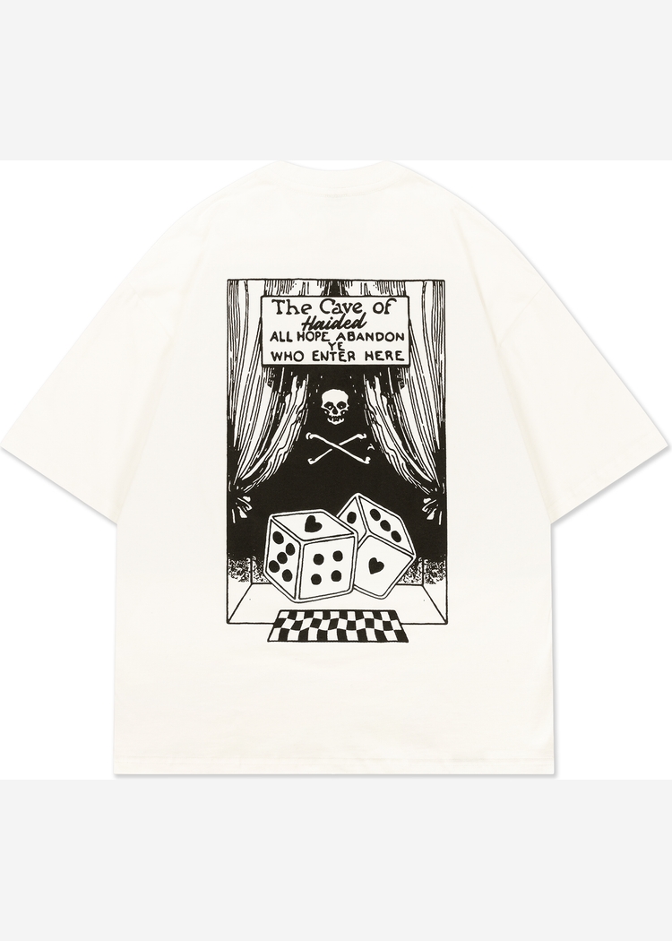 Футболка HAIDED "DICE RLXD TEE" молочная