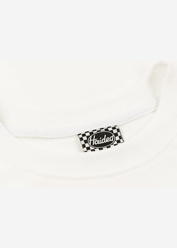Футболка Haided "DUSTY RACQUET RLXD HW TEE" ecru
