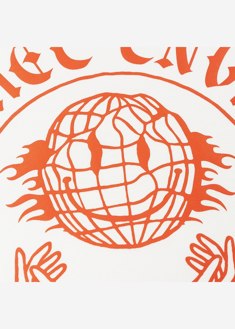 Футболка HAIDED "NEVER RLXD TEE ECRU"