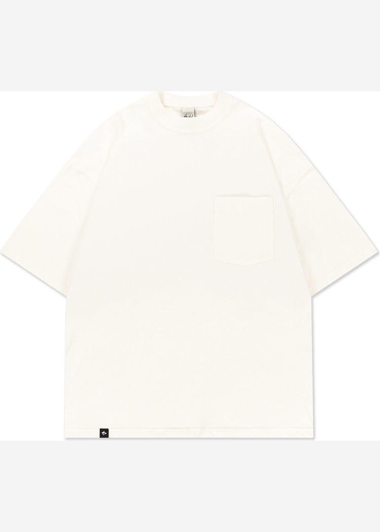 Футболка HAIDED "PCKT RLXD TEE" молочная