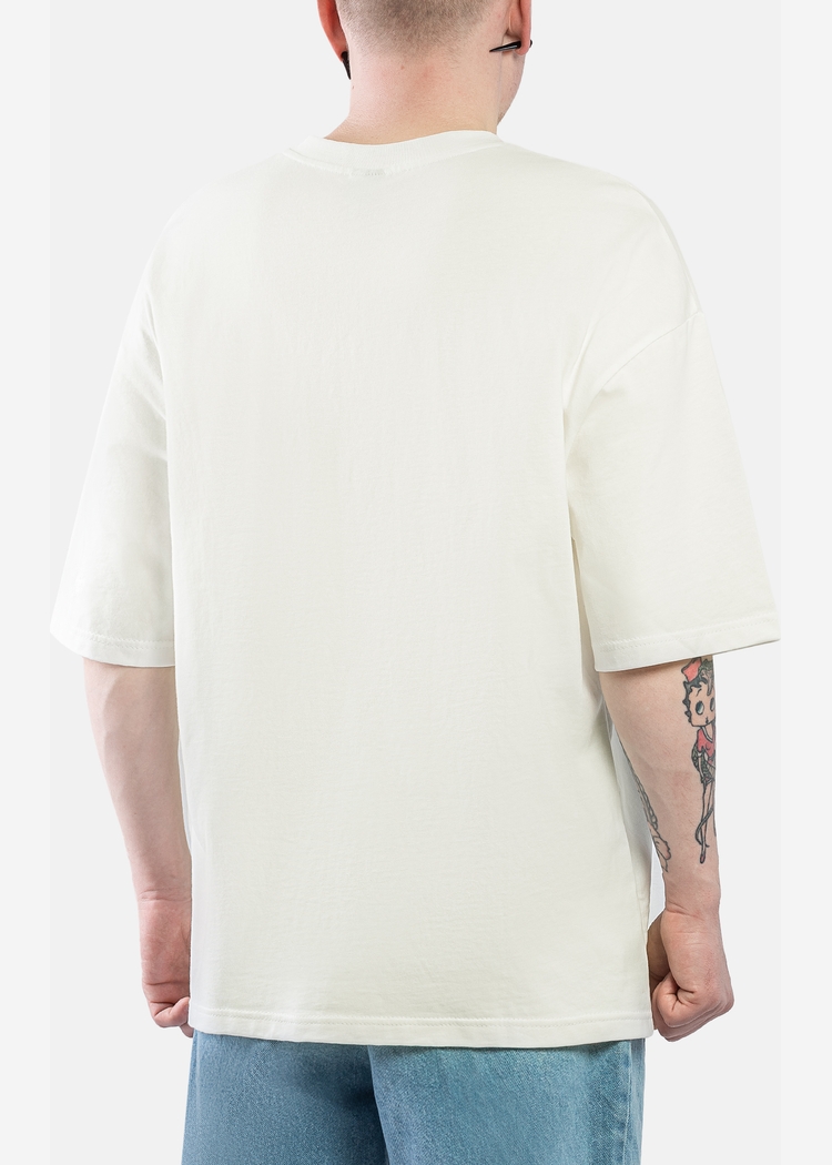 Футболка HAIDED "PCKT RLXD TEE" молочная