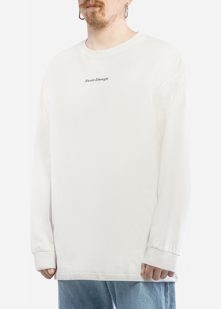 Лонгслив HAIDED "THIRST RLXD LS TEE ECRU"