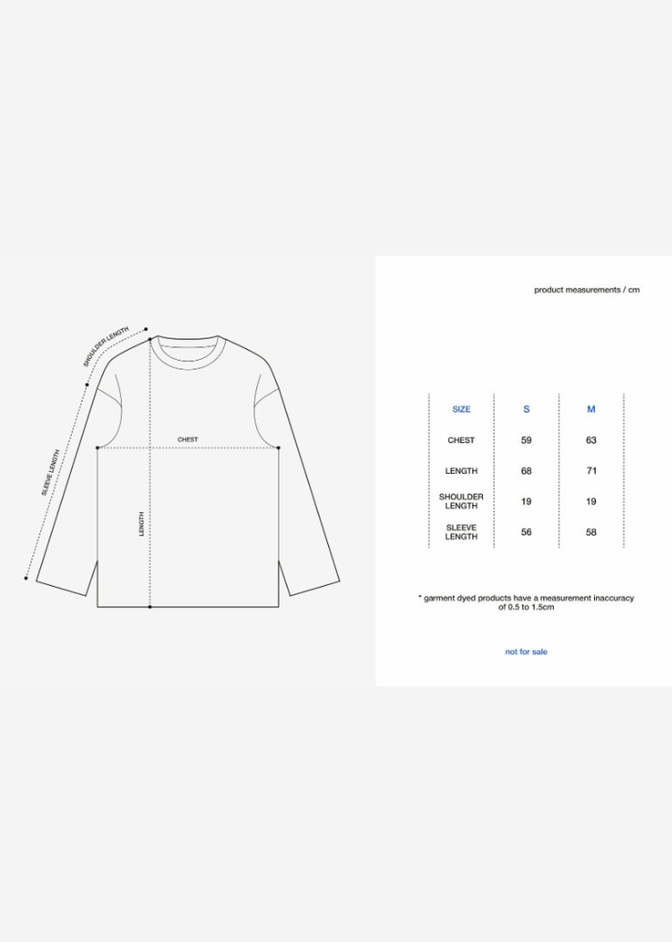 Лонгслив Not For Sale GD Washed Blue s10e09