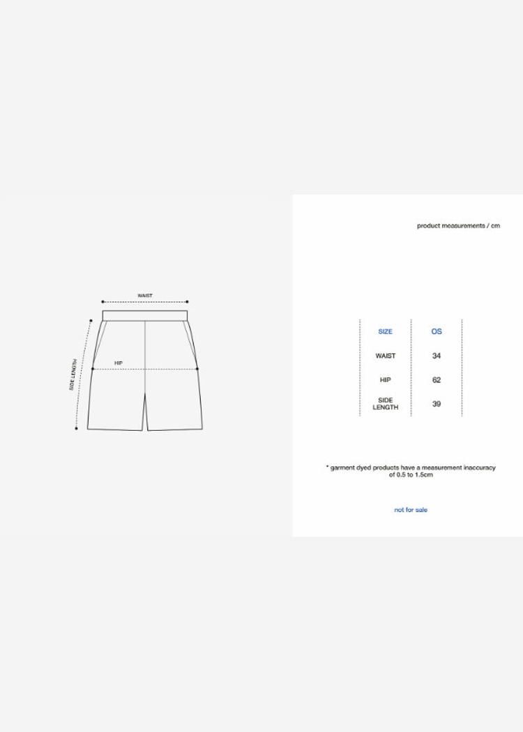 Шорты Not For Sale Garment Dyed s11e09