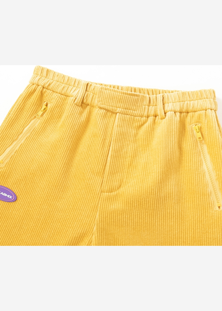 Брюки YMKASHIX velvet 4 горчичные