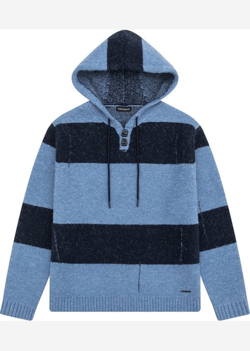 Джемпер YMKASHIX Stripes Hood синий