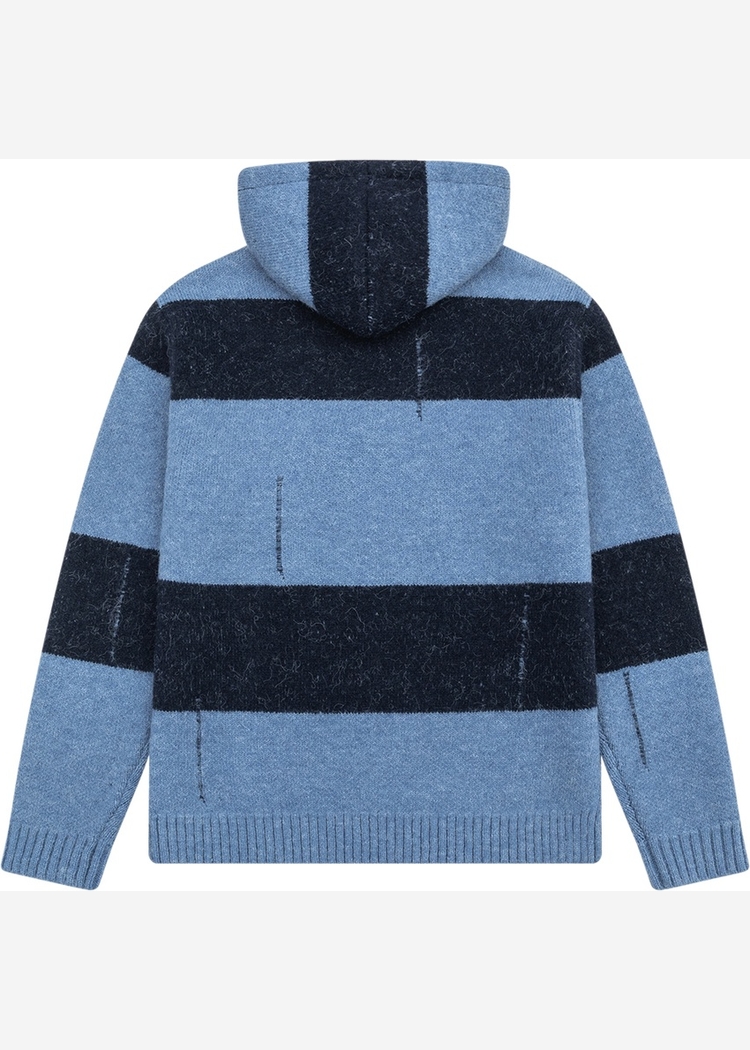 Джемпер YMKASHIX Stripes Hood синий