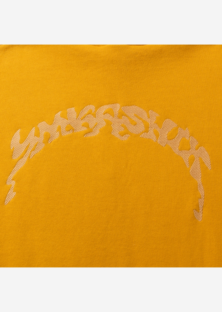 Худи YMKASHIX PUFF Half Zip горчичный