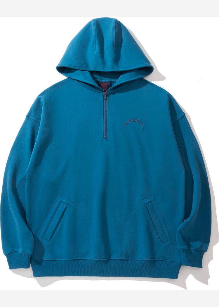 Худи YMKASHIX PUFF Half Zip синий
