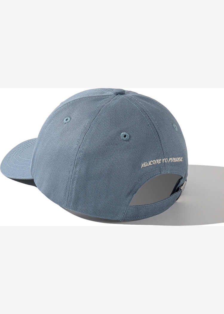 Пыльно-синяя кепка YMKASHIX LOGO