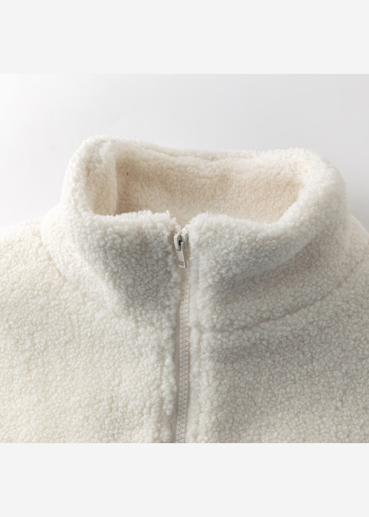 Куртка YMKASHIX Furry Big Logo HTF белый / голубой