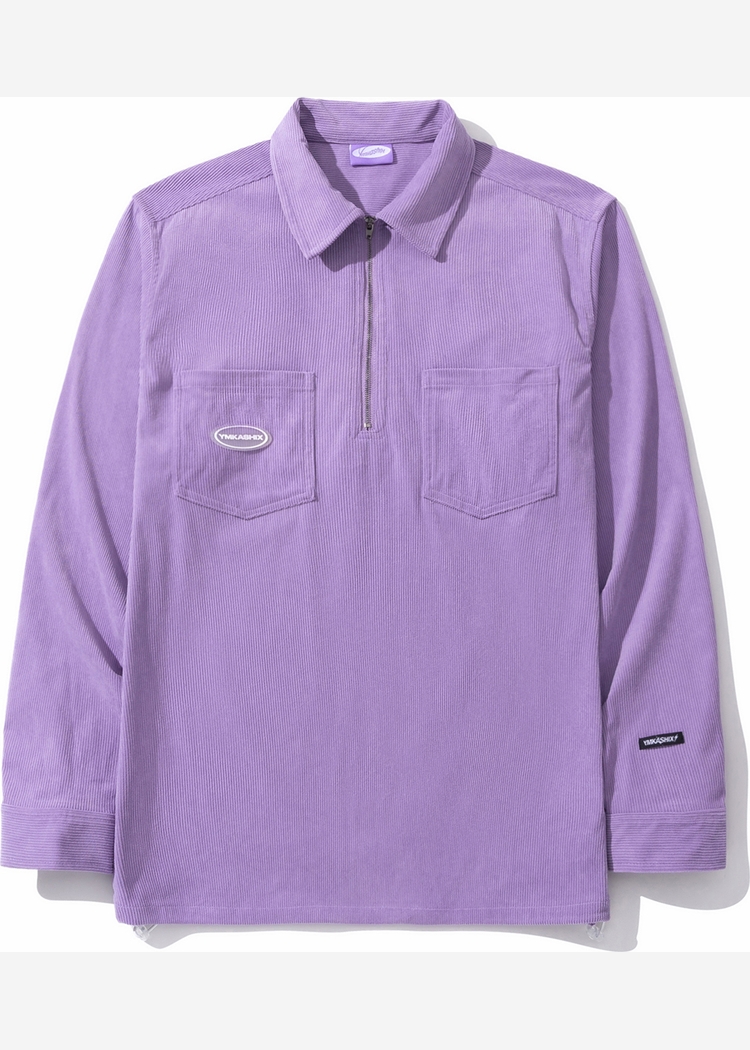 Рубашка YMKASHIX Velvet фиолетовый