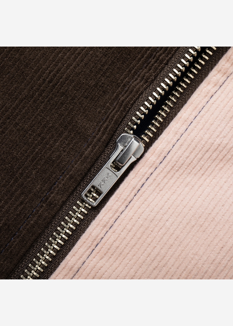 Рубашка YMKASHIX VelvetColorBlock zip кор/син/роз