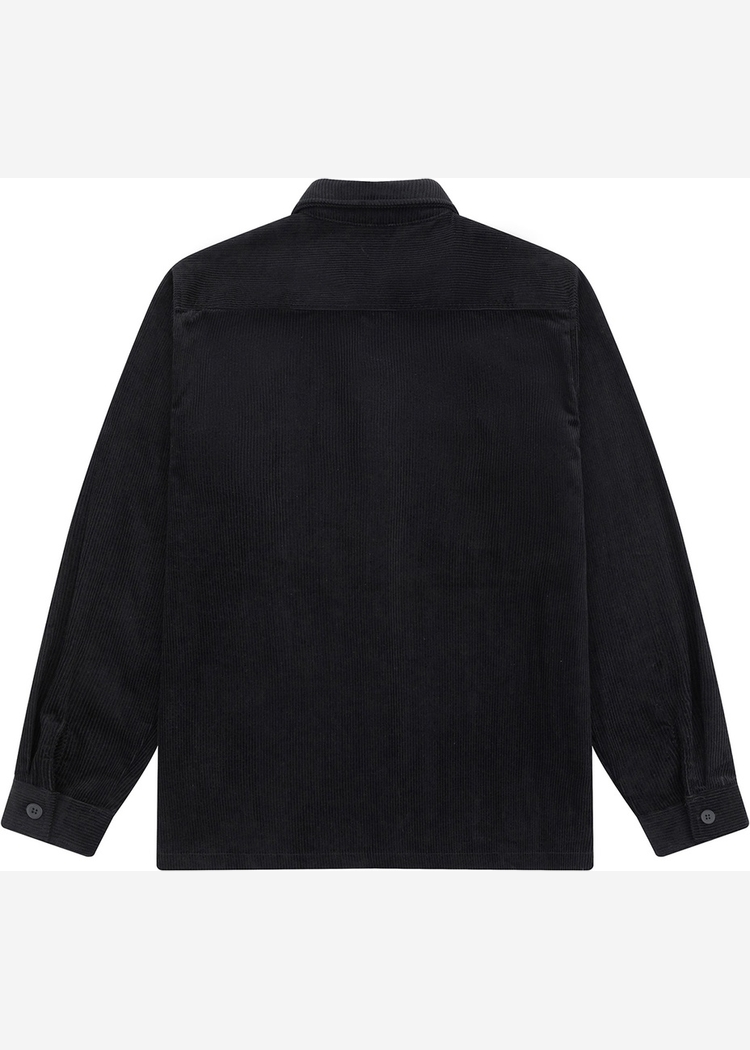 Рубашка YMKASHIX Velvet Button чёрная