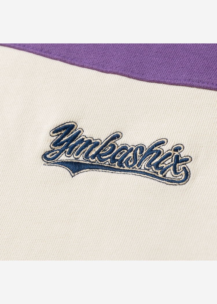 Свитшот YMKASHIX Four Stripes фиолет/беж/сер/син