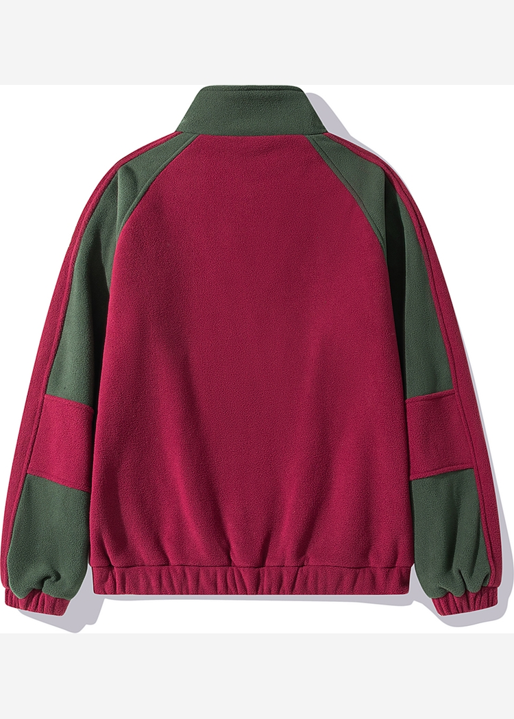 Свитшот YMKASHIX Turbo fleece бордо / темно-зеленый
