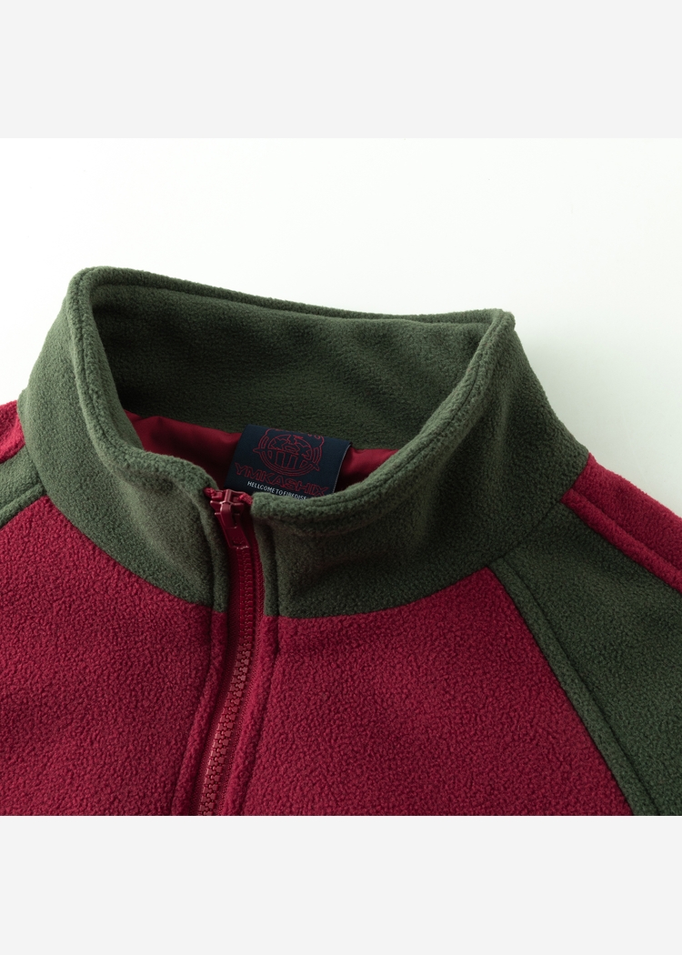 Свитшот YMKASHIX Turbo fleece бордо / темно-зеленый