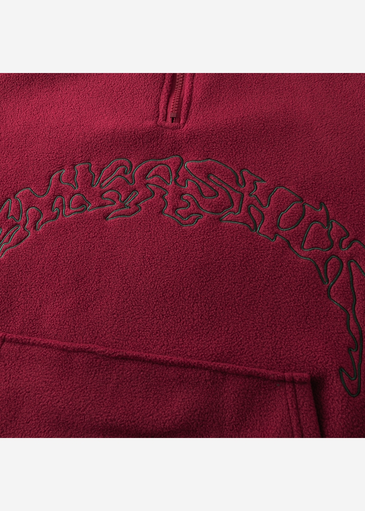 Свитшот YMKASHIX Turbo fleece бордо / темно-зеленый