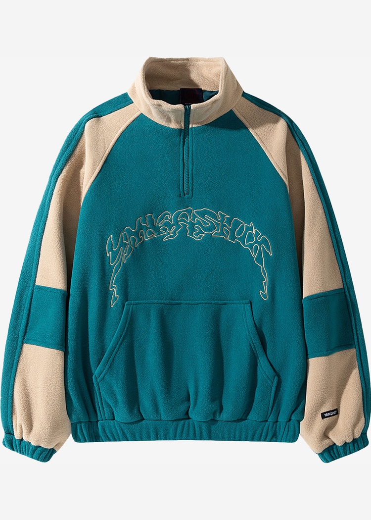 Свитшот YMKASHIX Turbo fleece изумруд / песочный