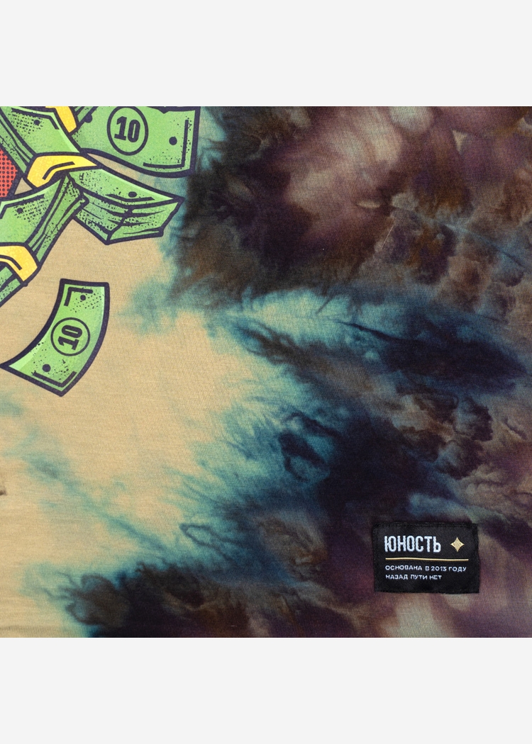 Футболка ЮНОСТЬ™«Furry Cat»Tie-Dye