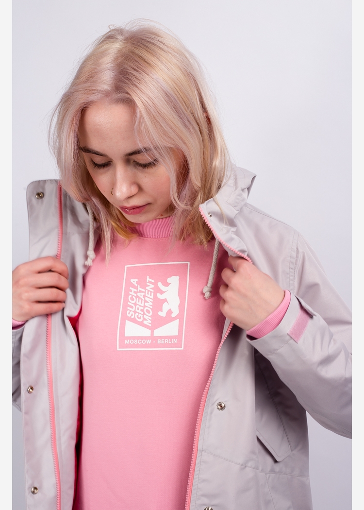 Ветровка Asa светло-серая