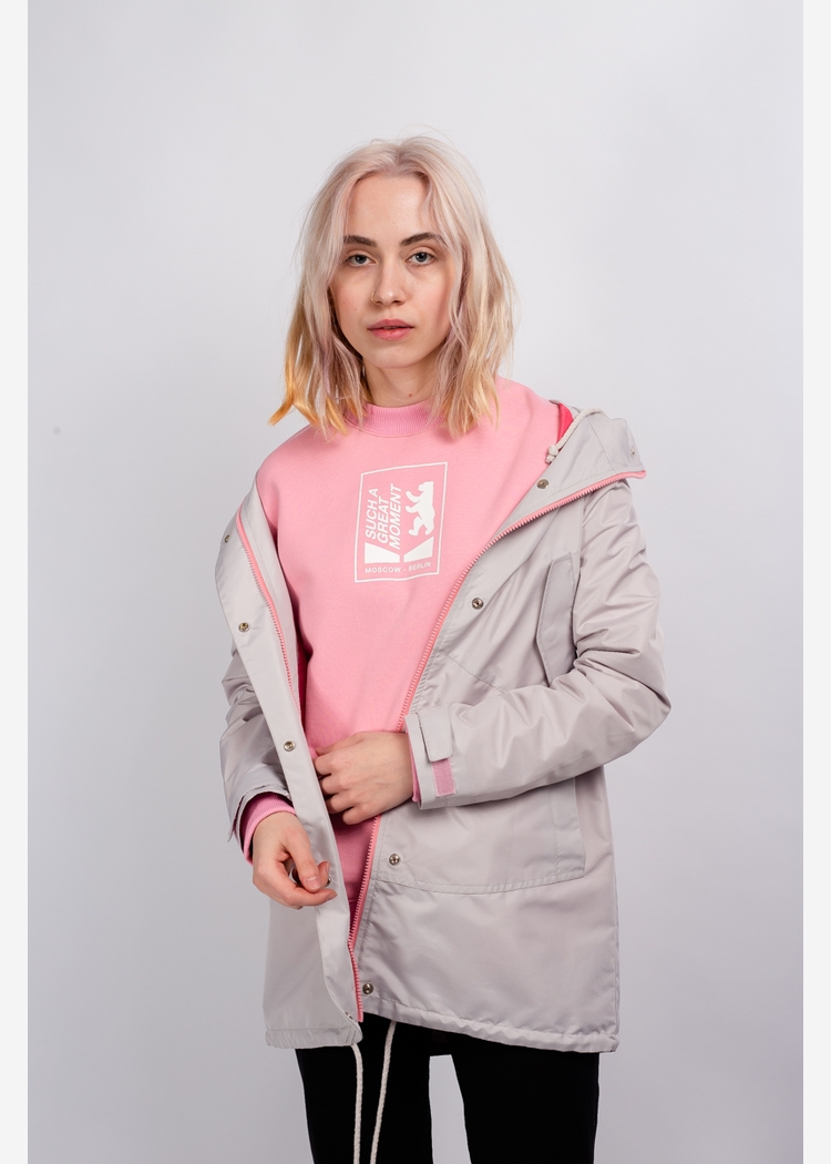 Ветровка Asa светло-серая