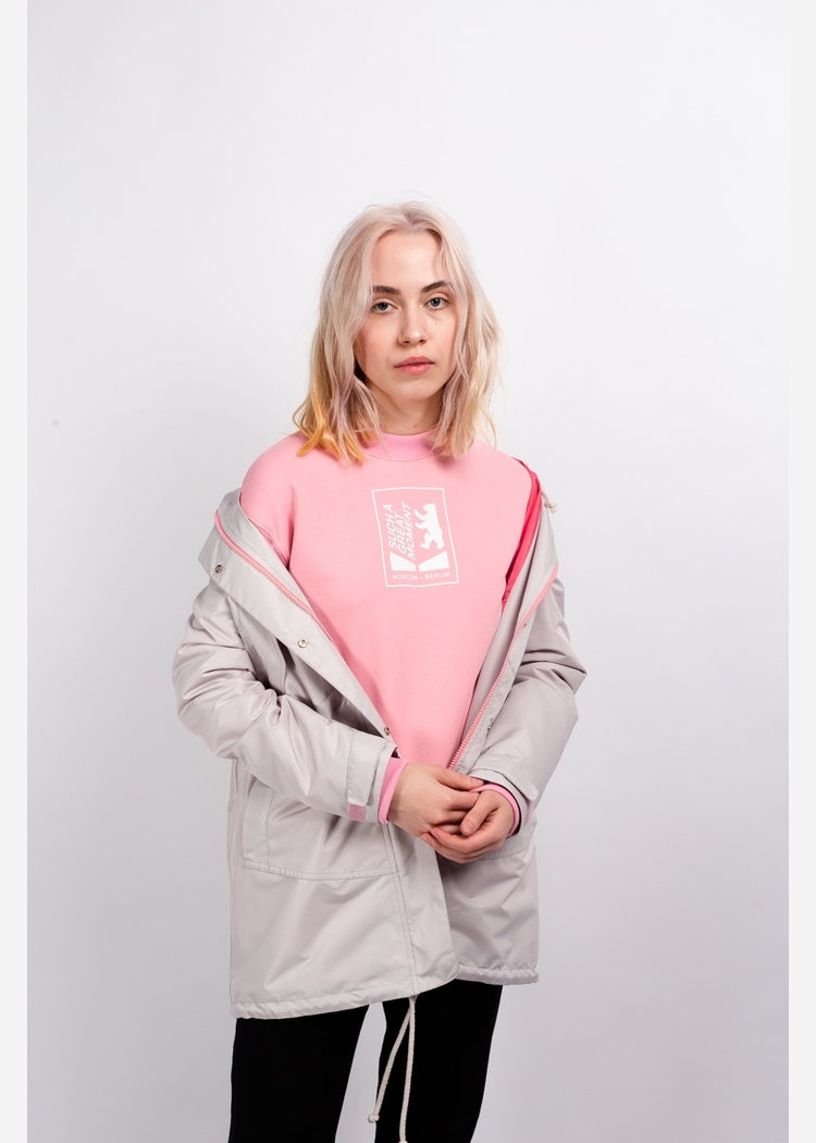 Ветровка Asa светло-серая