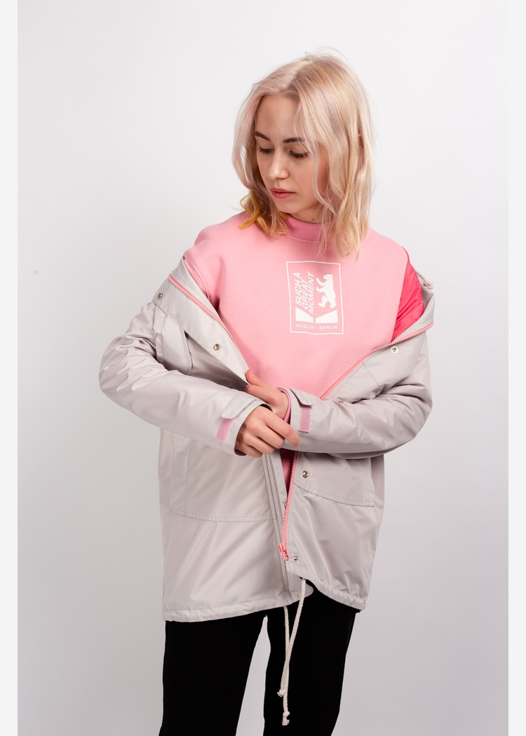 Ветровка Asa светло-серая