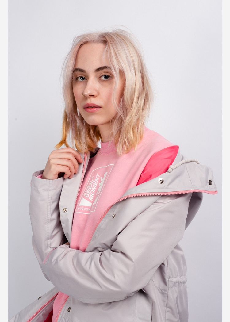 Ветровка Asa светло-серая