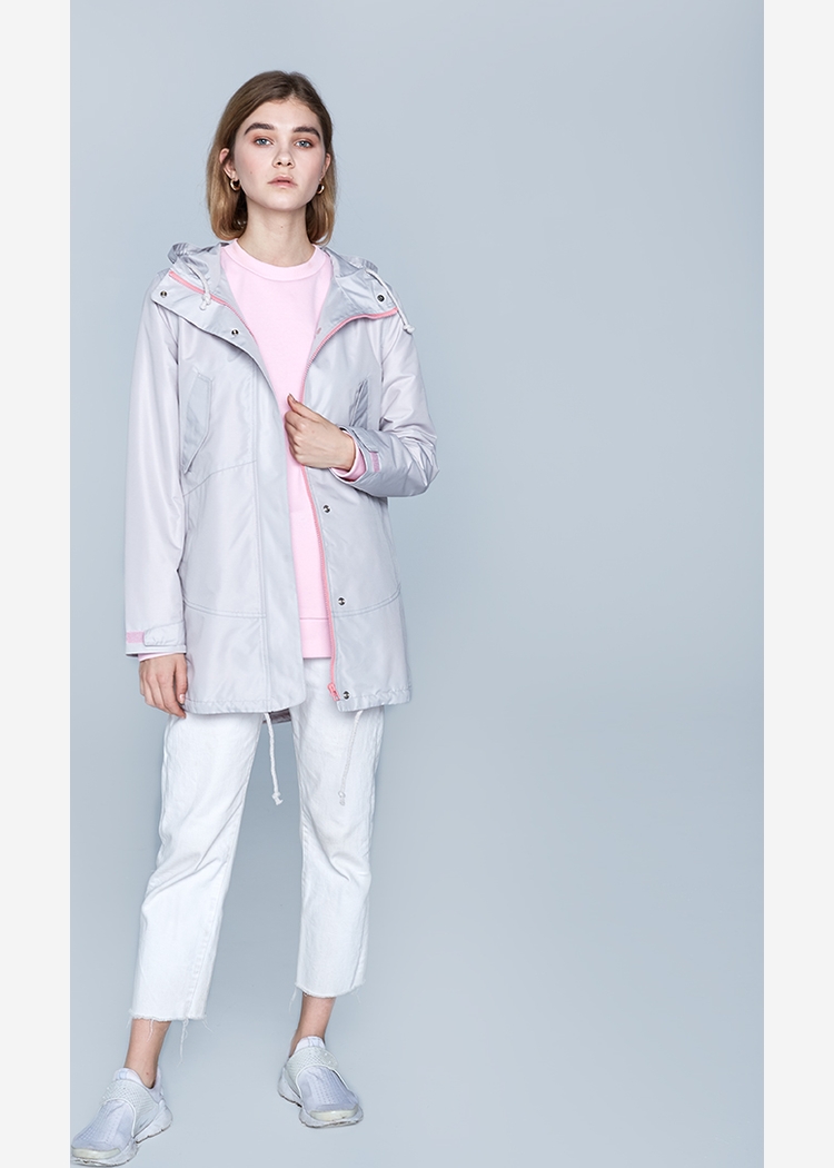 Ветровка Asa светло-серая