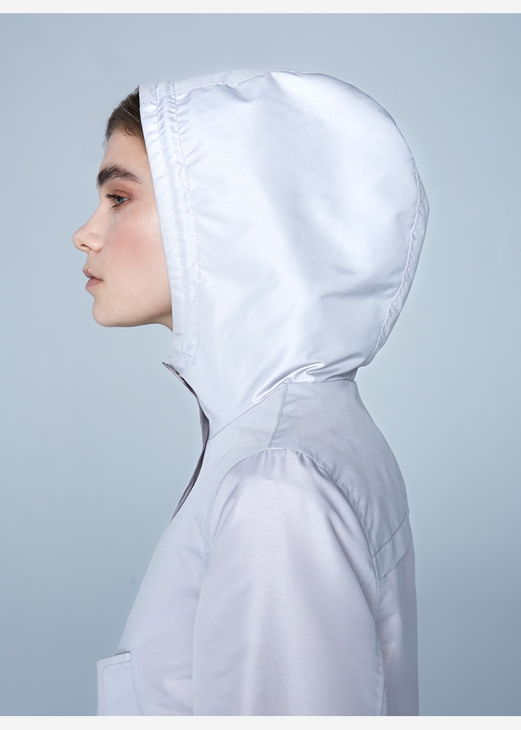 Ветровка Asa светло-серая