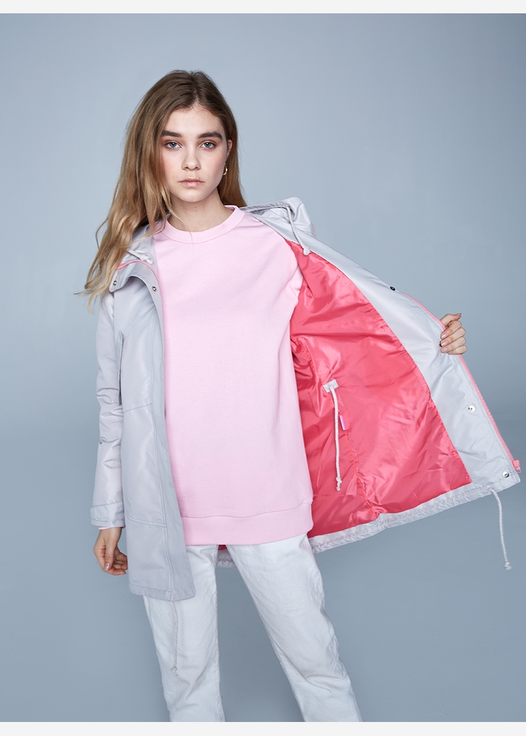 Ветровка Asa светло-серая