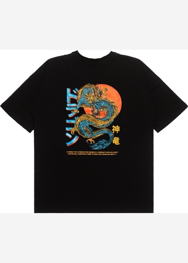 Футболка "Дракон" черный