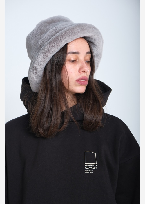 Панама Fur серая