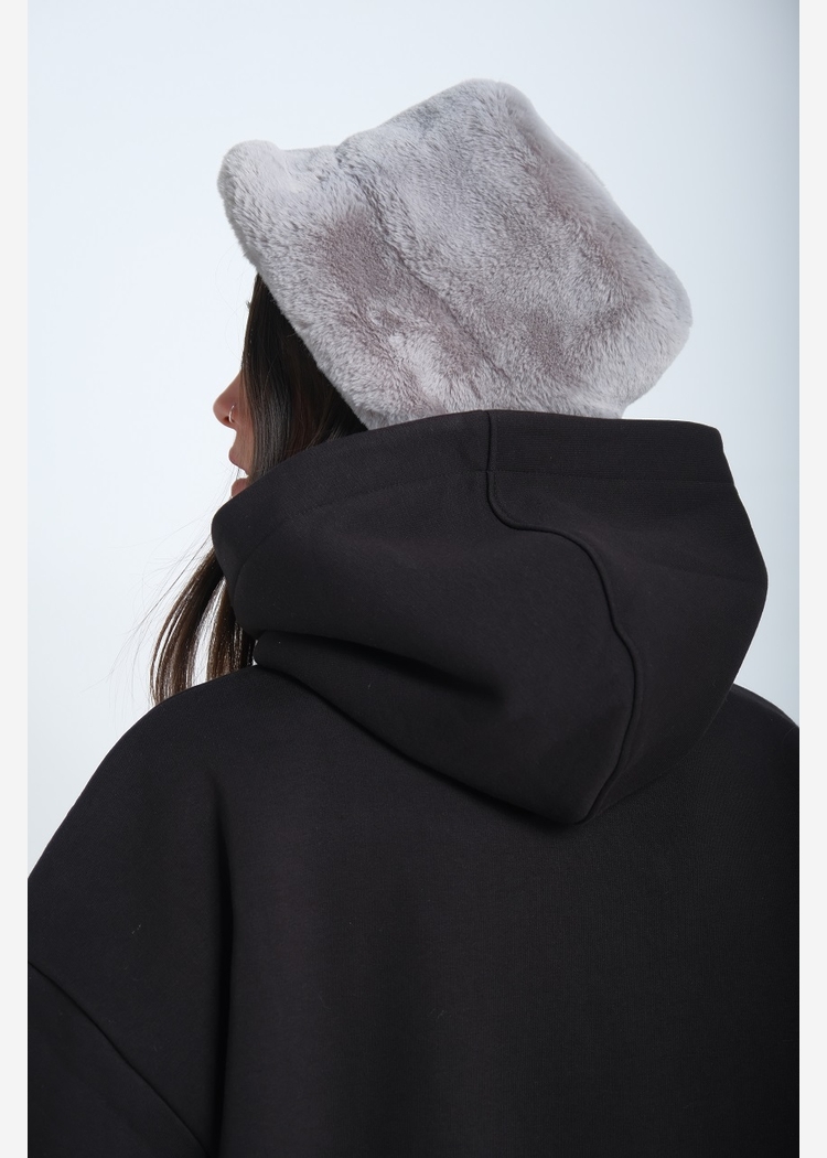 Панама Fur серая