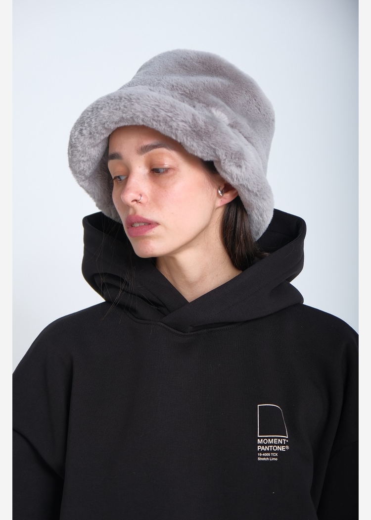Панама Fur серая