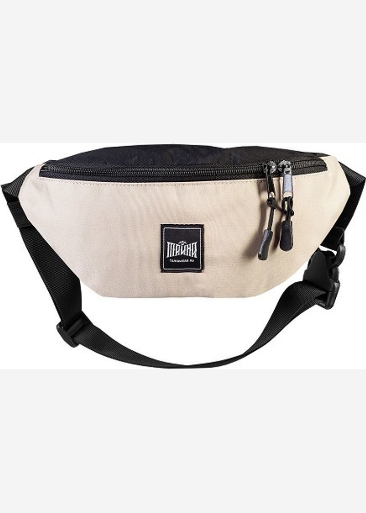 Поясная сумка BLOCK бежевый/черный таслан