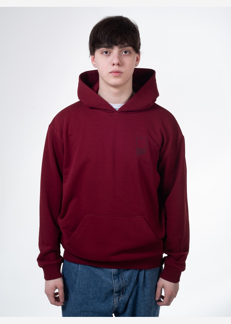 Худи с капюшоном 9000 LOOP unisex ruby 