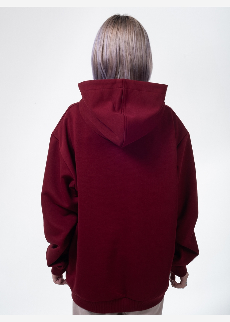 Худи с капюшоном 9000 LOOP unisex ruby 