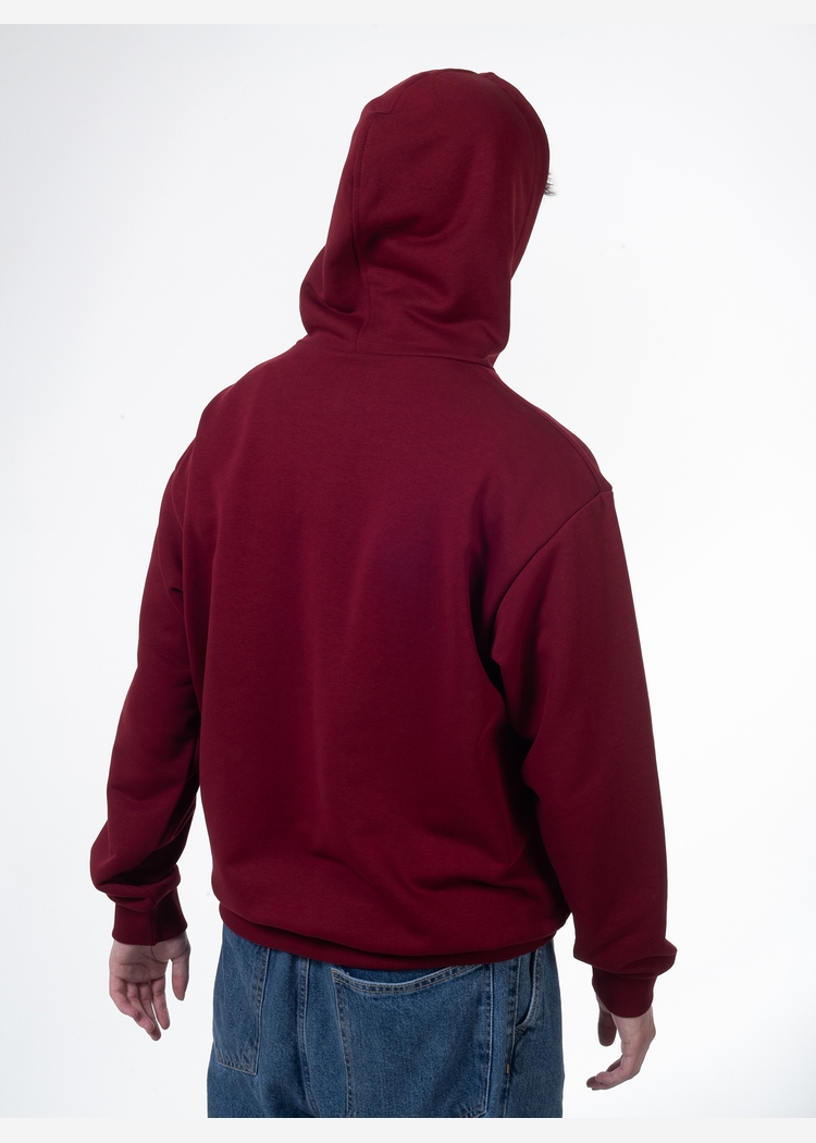 Худи с капюшоном 9000 LOOP unisex ruby 